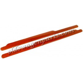 set de 2 protections de coin de porte chromées